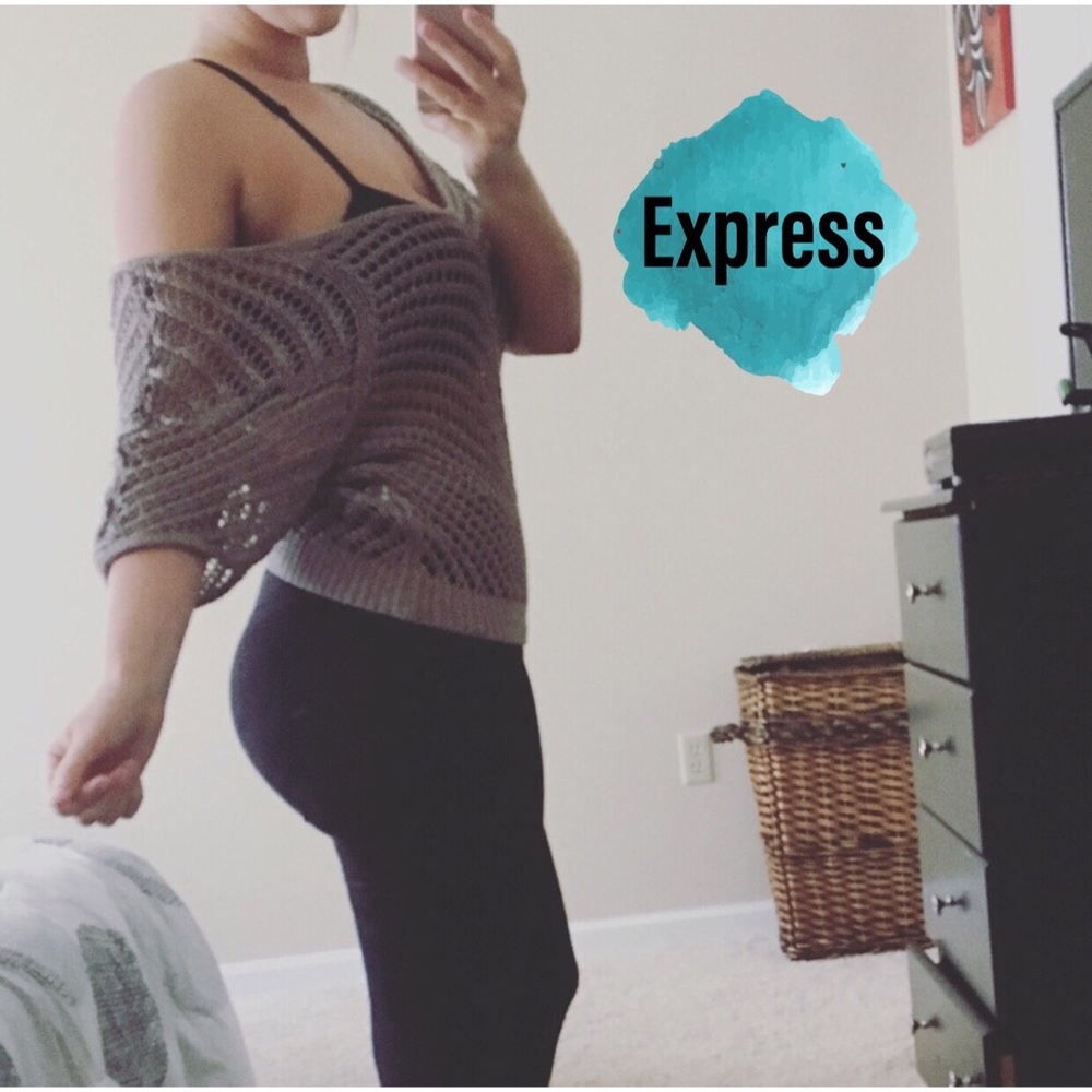 Express Knit Oversized Top